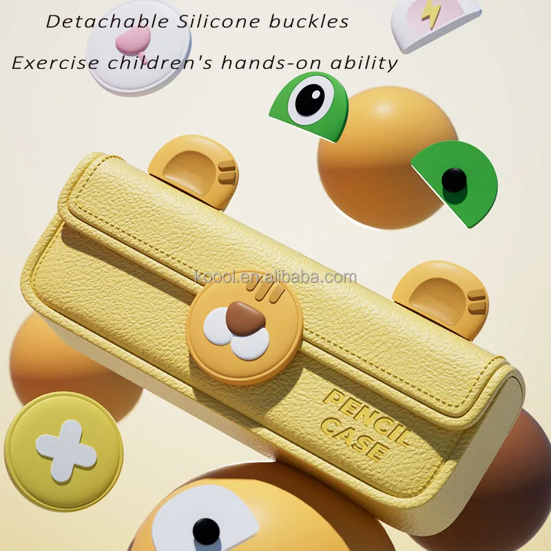New Gift Cute Design Animal Funny EVA 3D Students Large Capacity Kids Toy Pencil Case For Girl