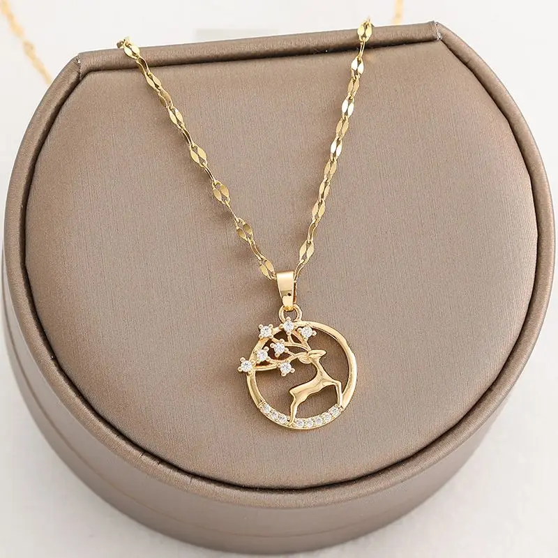 Hollow world design enseb pendant Stainless steel jewelry fine Jewelry Necklaces