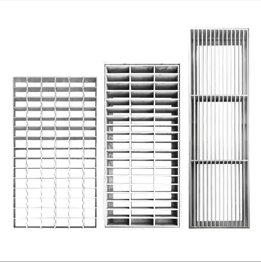 25x5 30x3mm light walkway floor galvanized grate tree Drain trench cover stainless steel grille