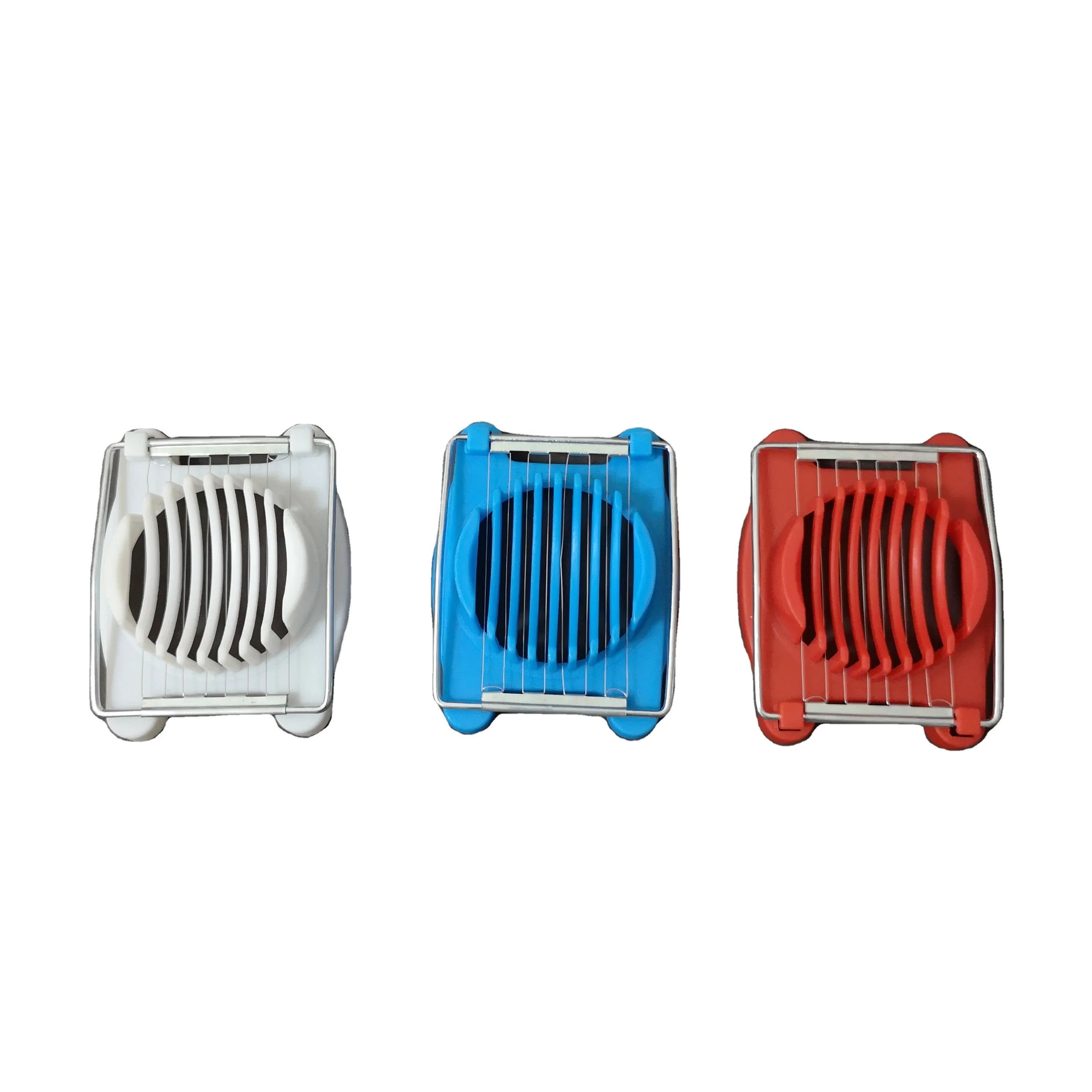 Plastic cheap mini boiled egg slicer cutter tool