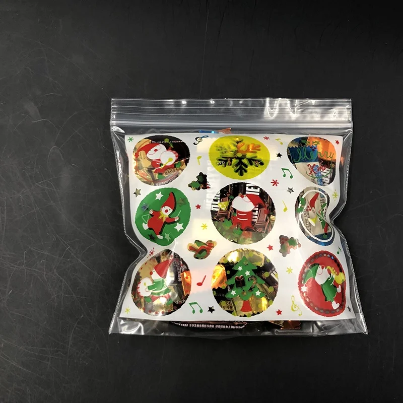 Customized transparent ziplock plastic bag FDA food grade virgin material LDPE ziplock bag