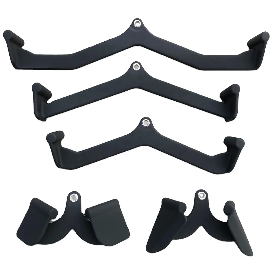 Lat Bar Lat Pull Down Bar Rowing Handle Set Grips Fitness Accessories Fitness bar set handle set