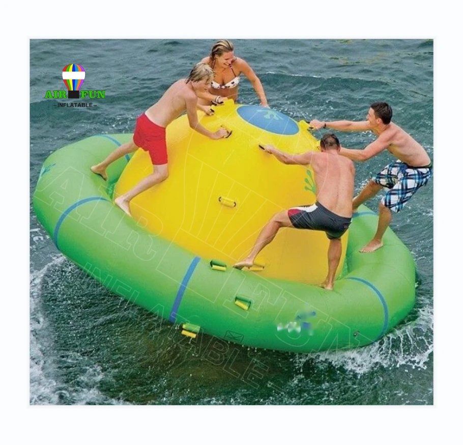 Airfun 4-6 Person Water Inflatable Spinner Saturn/ inflatable Water Gyro/inflatable Planet Saturn