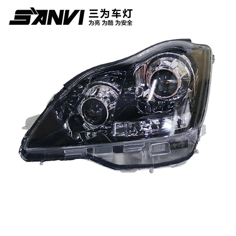 SANVI factory refit headlight assembly with bi led projector lens fit for Toyota Crown 2005-2009