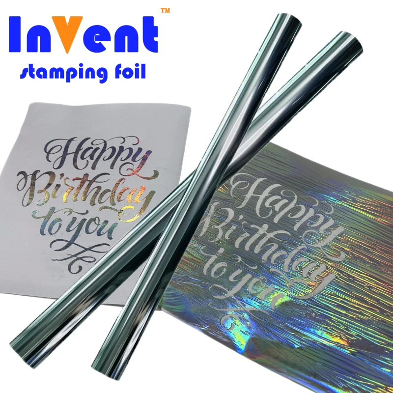 best quality DIY silver lustre Reactive Foil Hot stamping foil For wedding cards Paper