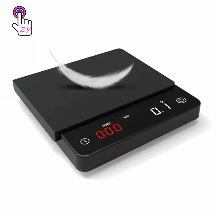 High Precision Smart Kitchen Scales Three Unit Conversion Coffee for Italian Hand Punch Ratio Multi-mode