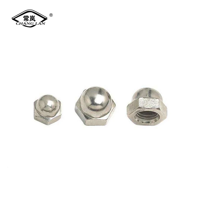 A2-70 DIN1587 Stainless steel hex head cap nut