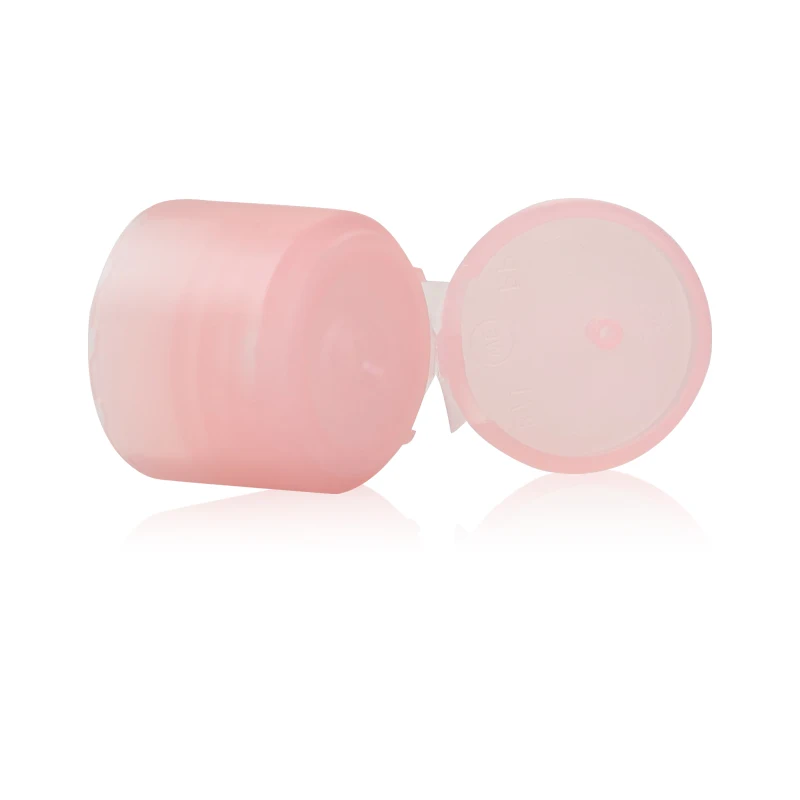 Customized Idealpak  24/410 Plastic Flip Top Cap Matt Pink Flip Top Cap For Bottles