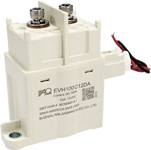 EVQ100 Auxiliary Contactor 100Amp 12V~1000V Magnetic Relays High Voltage DC Relays for Electric Vehicle Lithium-ion Battery Pack