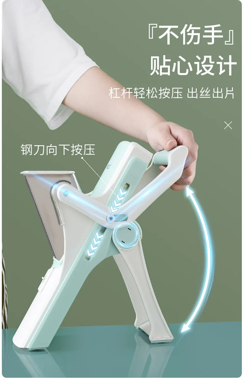 hot-selling Multifunctional Multi-function manual slicer chopper grater spiralizer