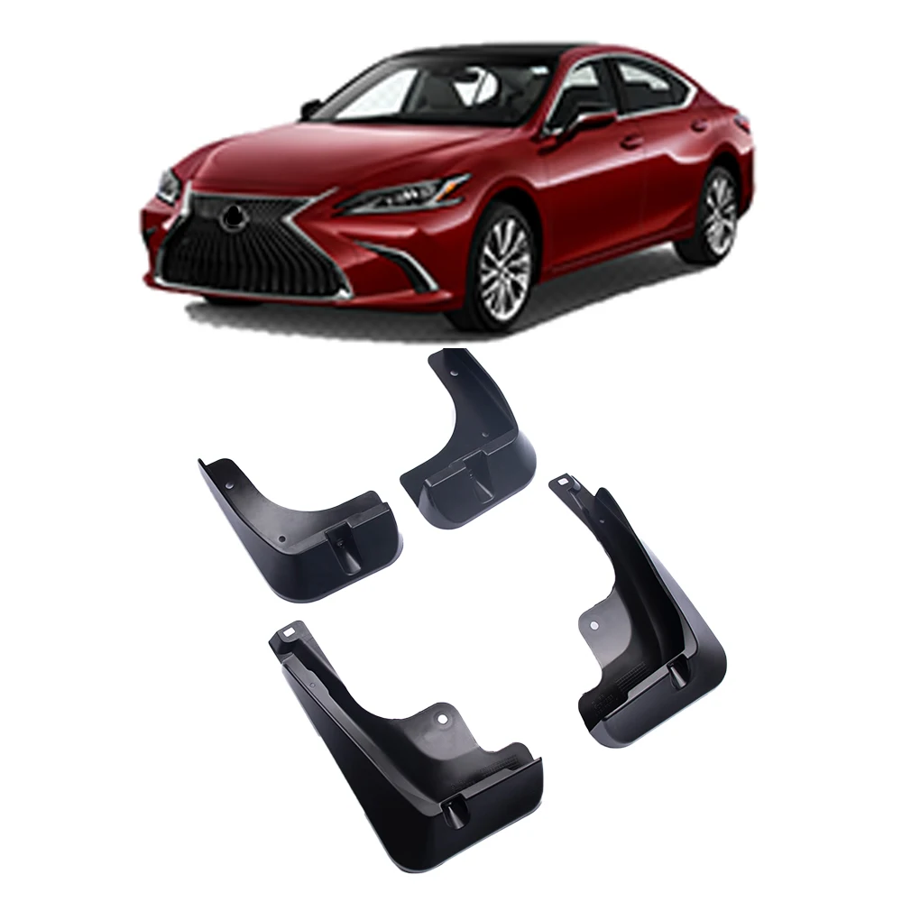 car mud flaps fender mudguards for Lexus ES 2019  Soft rubber material Non-destructive installation