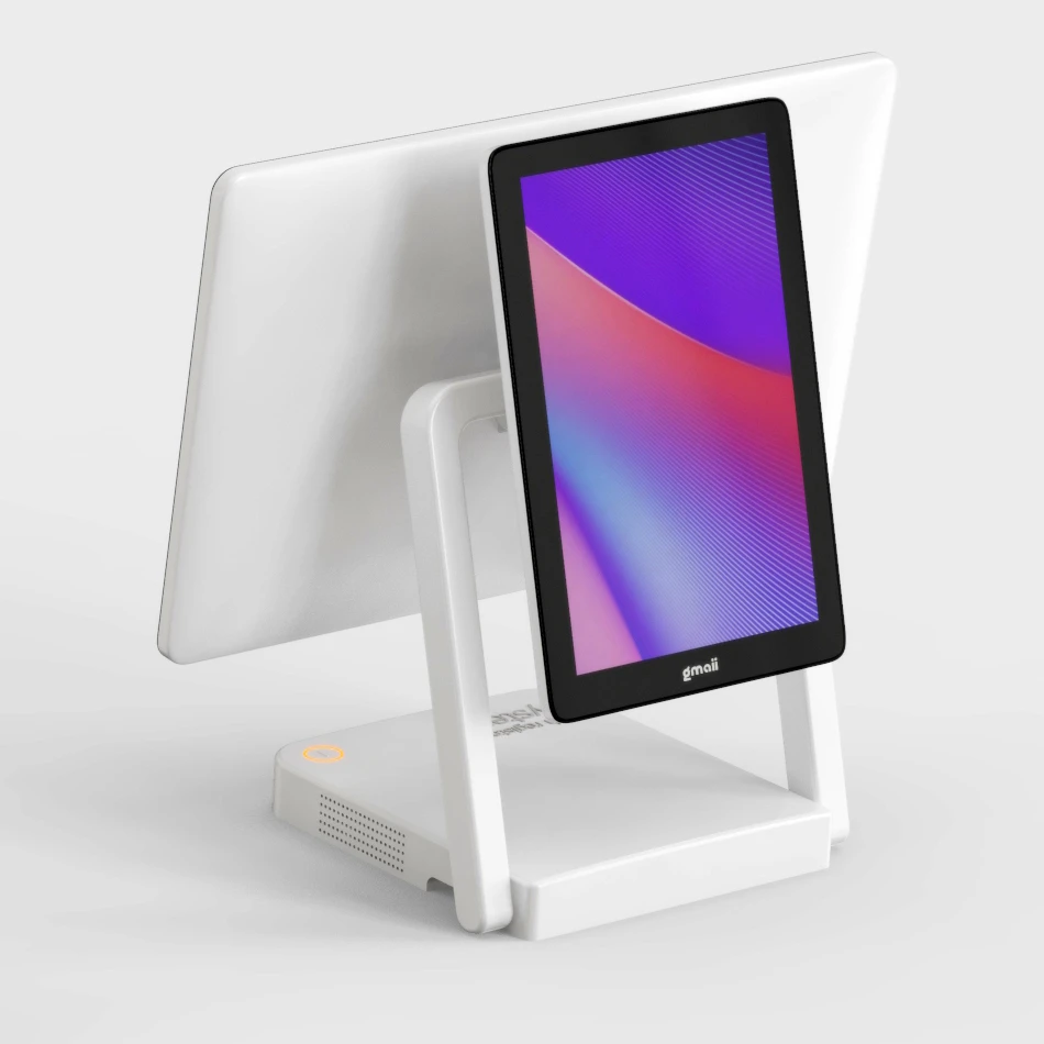 Original factory new 15 inch capacitive screen machine the mobile with barcode paypas pos