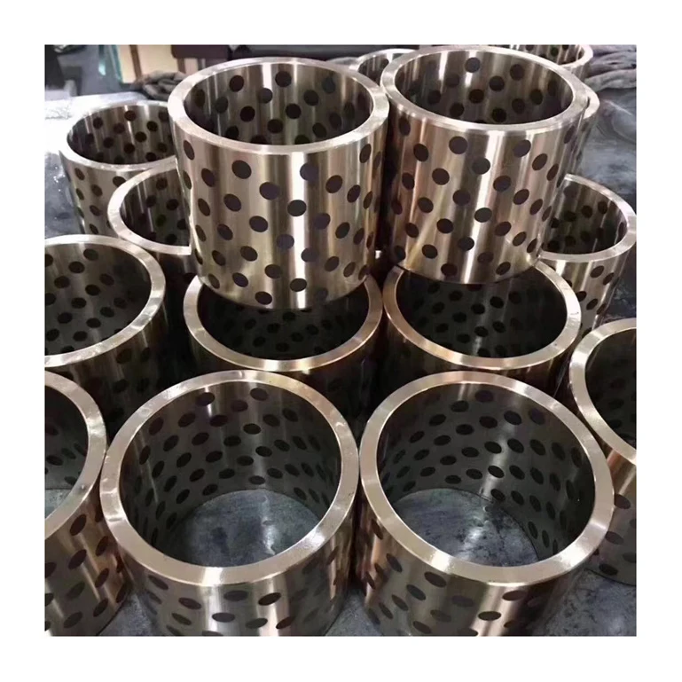 Best Quality Self Lubricating big Bronze High strength Graphite Copper Bearings Bushing