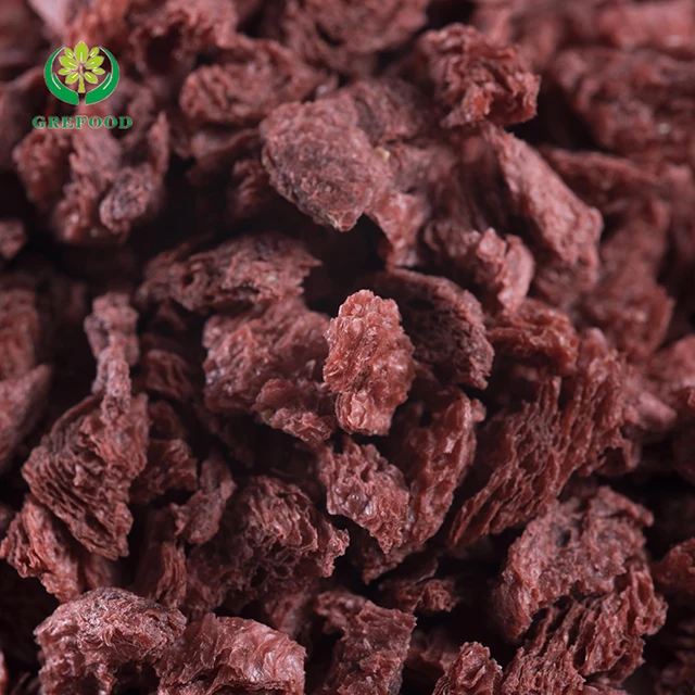 Raw materials for canned products Crimson TVP low fat Textured vegetable protein 55% protein vegetarian meat cheap soy protein
