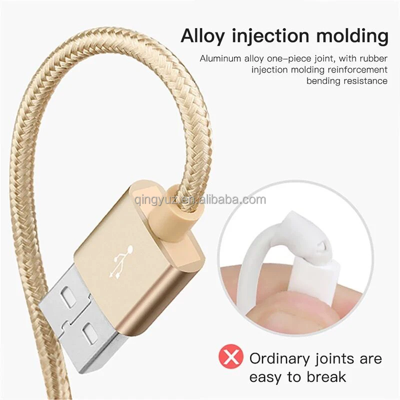  Кабель для быстрой зарядки iPhone 6 Футов нейлоновый Плетеный USB-кабель 8 7 6X11 12 кабель синхронизации данных и лучшее