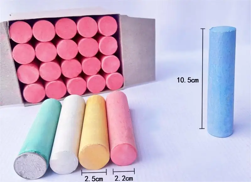 Cheap Price painting Teaching white sports Colored chalk for multiple purpose