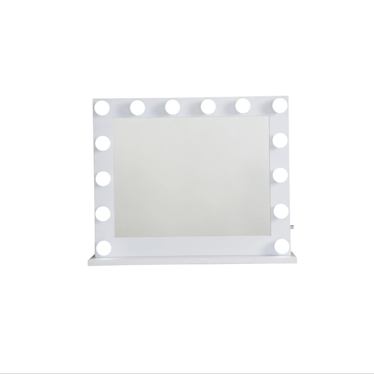 
ILUMAY hollywood lighted makeup vanity mirror with 14 dimmable LED bulbs for dressing room & bedroom 