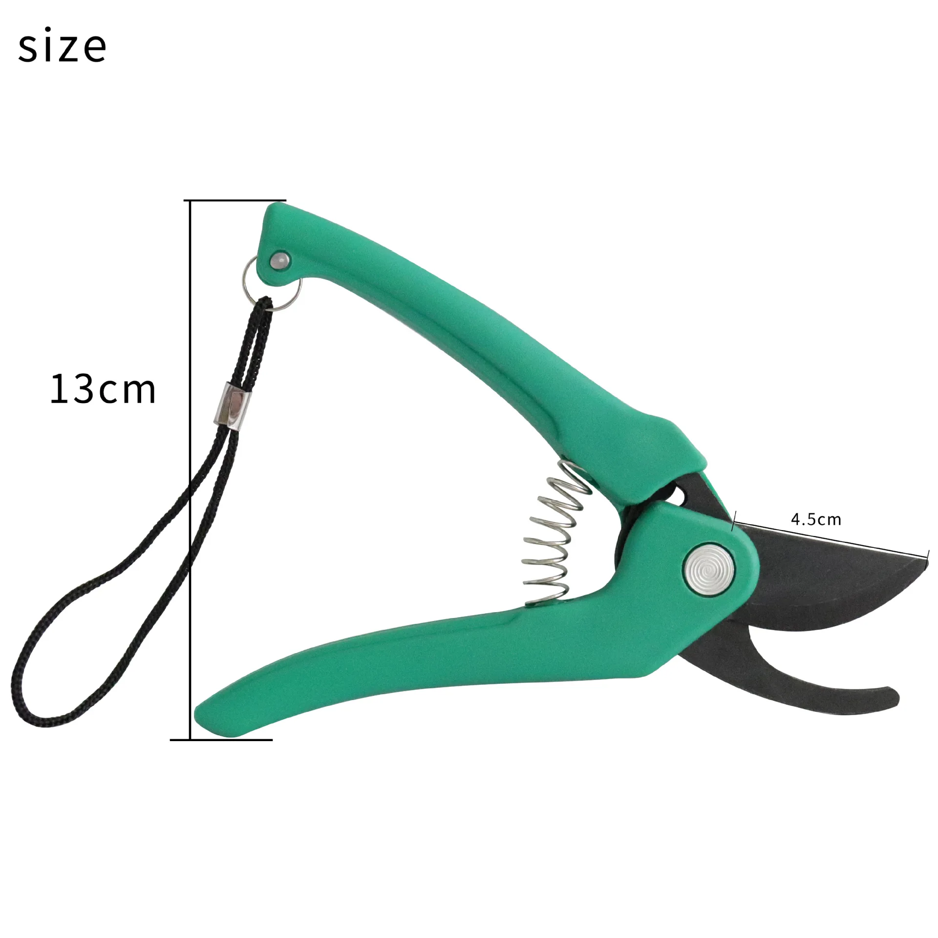 Manufacturers Direct Supply Dexian Garden Scissors 906 Stainless Steel Branch Garden Shears Fruit Curved Garden Scissors