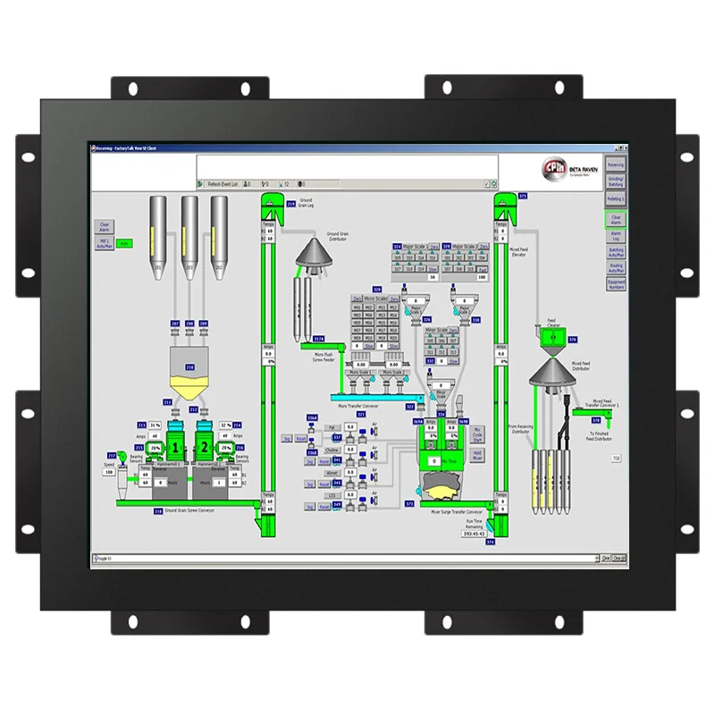 15 inch POS/ATM use open frame monitor 4:3 square screen 1024*600 open frame lcd touch monitor