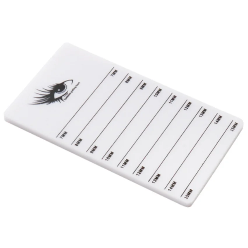 Акриловая доска для ресниц Палитра Стенд держатель доска пластина оптовая продажа удлинение ресниц клей держатель с пользовательским логотипом