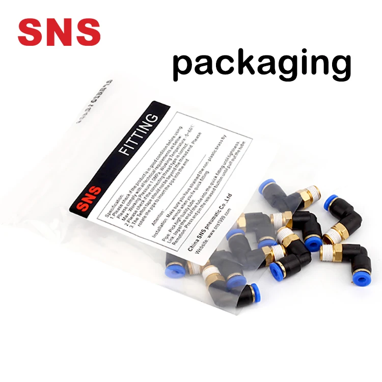 Various Type Factory One Touch Pneumatic Air Hose Fitting Plastic Quick Hose Connect Parts