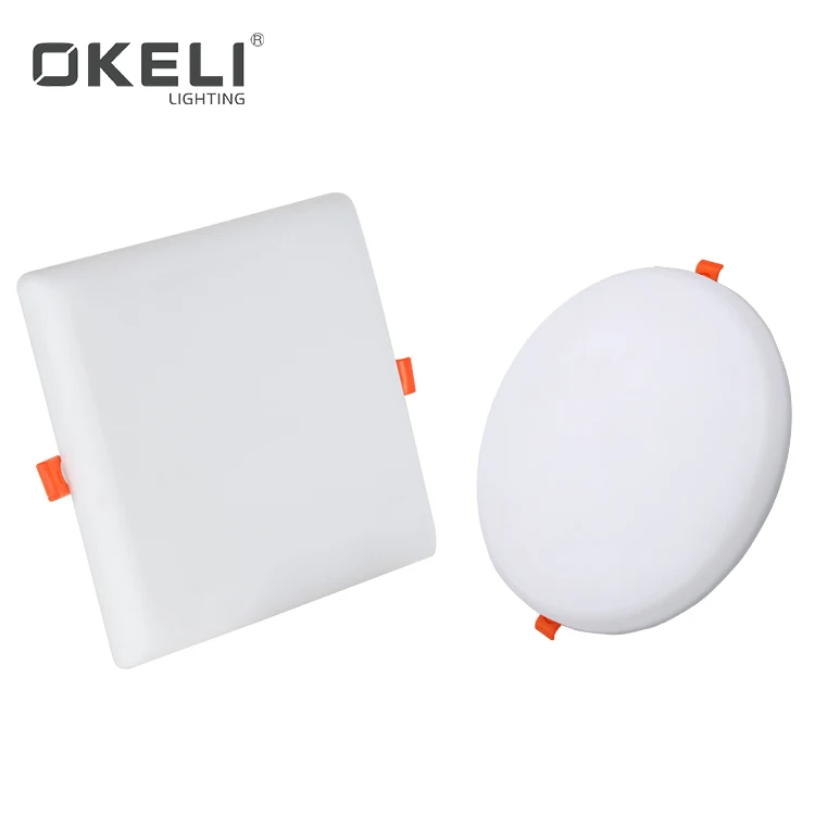 OKELI Manufacturer Price bis IP20 SMD Round Square Recessed Mounted Frameless LED Backlit Panel Light