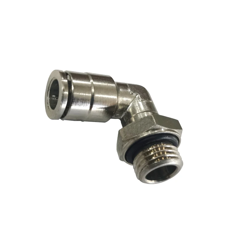 
Pneumatic Parts Pneumatic Tube Connector Fitting Steel Pneumatic Metal Fittings 