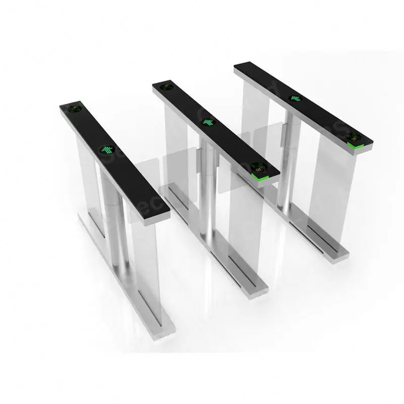
BRT Station 304 stainless steel face recognition servo motor swing turnstile gate PDF 