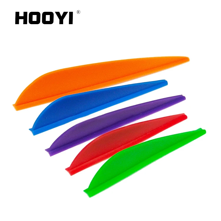 Fletching TPU Guide Arrow Vane for Arrow Bow Outdoor Archery Various Colors Streamline Vanes