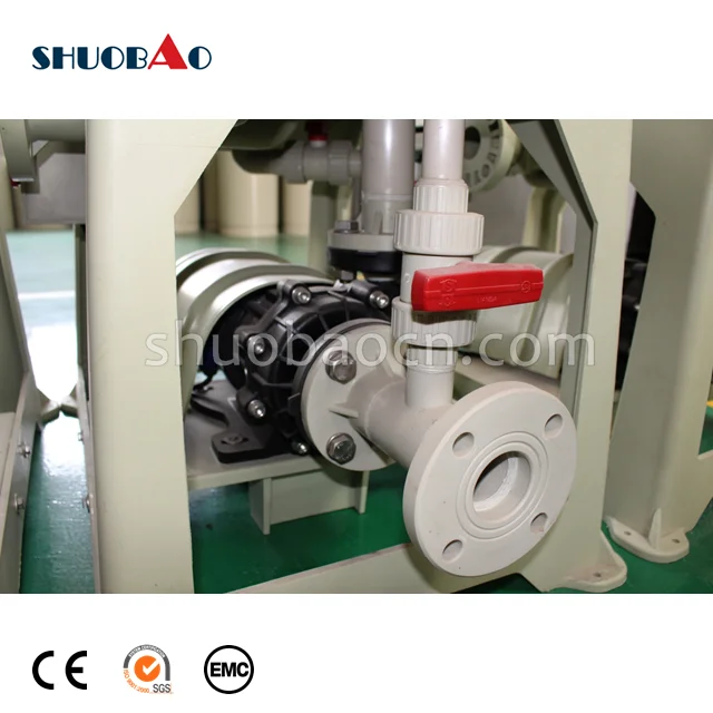 top selling SHUOBAO high quality and precision chrome activated carbon filter paper PP and ABS material liquid filtration unit