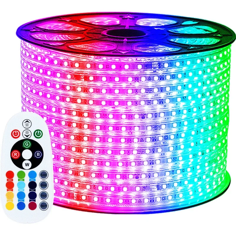 New hot work Alexa Google Home wifi smart waterproof 5050 RGBW LED light strip rope