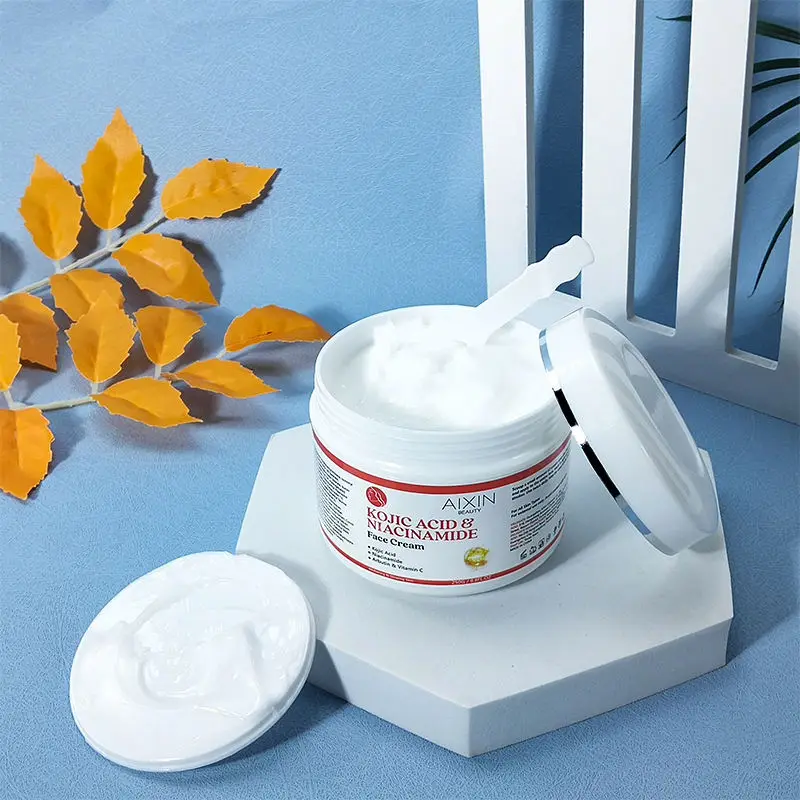 Oem250ml organic Whitening Luminescent Skin Dark Spot Removal kojic acid niacinamide Cream