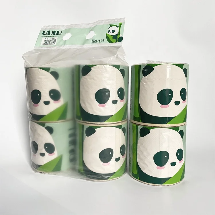 Eco Friendly Custom Logo Hygroscopic Toilet Paper Bath Bathroom Tissue
