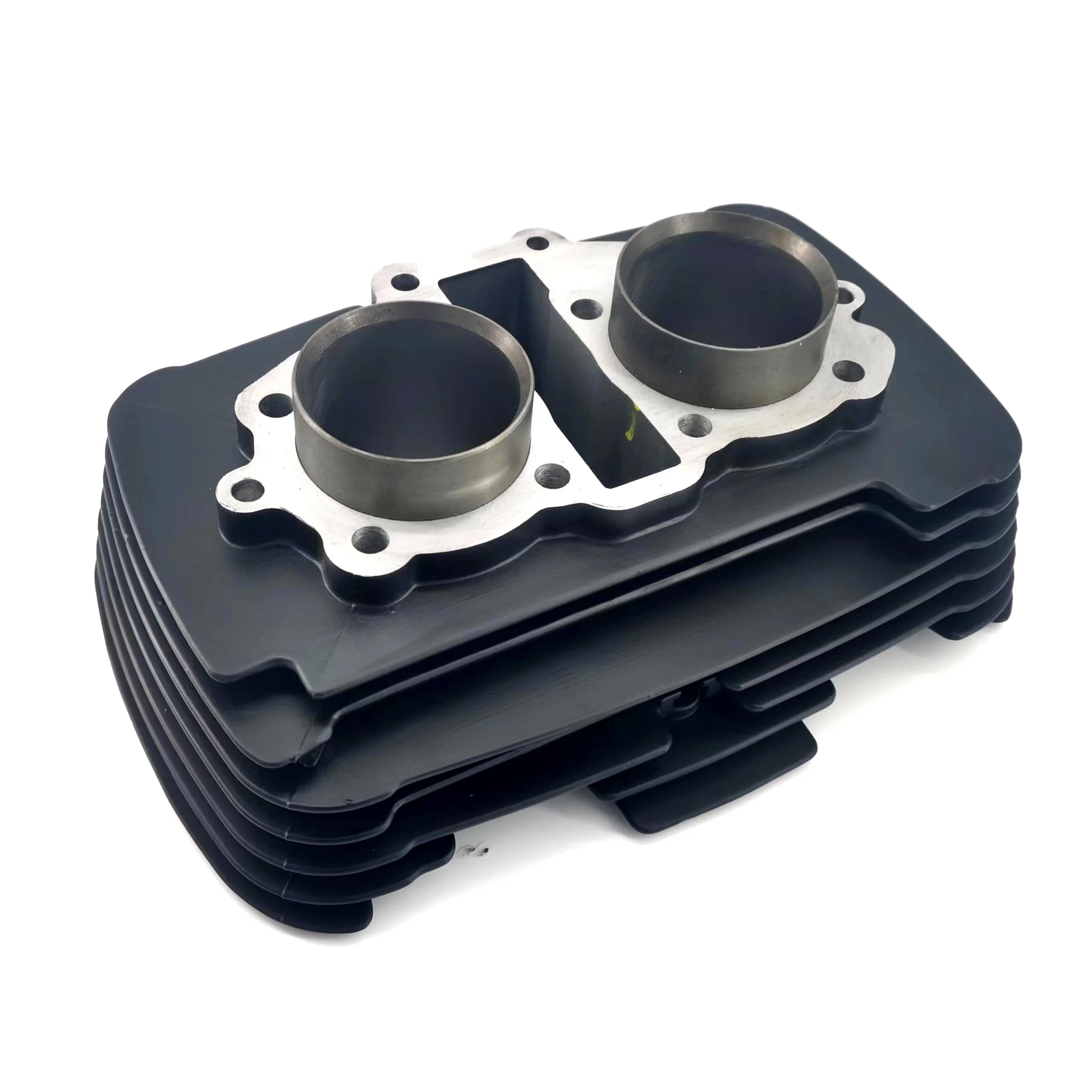 Finely Processed Air-cooling Twin Bore Series OEM Cylinder Block for Motorcycle