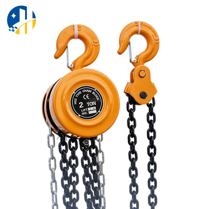 Lihua Wholesale Hsz 5t Chain Block 5 Ton 6 M Manual Chain Hoist For Lifting