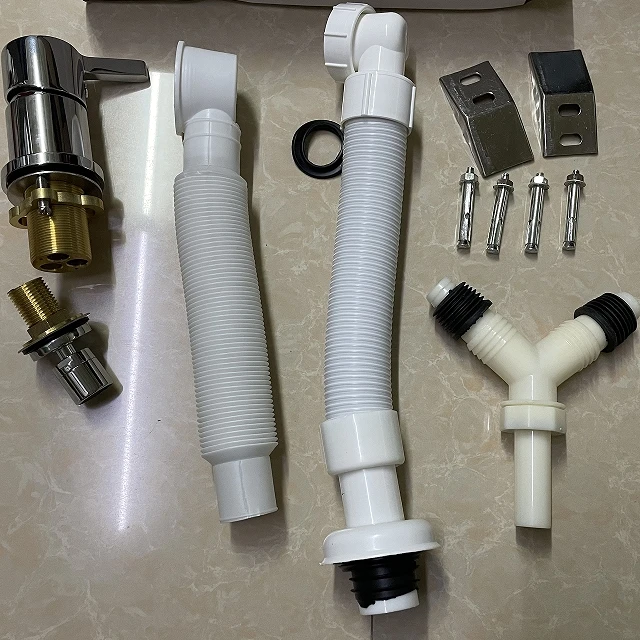 Ceramic Bathroom Sink Double Level Wash Stand Full Pedestal Muslim Wudu Basin