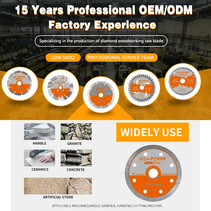 Diamond Blade for Masonry,Hot pressed Super Thin, Dry Cutting, Continuous Rim, 7/8-Inch Arbor, 4-1/2-Inch