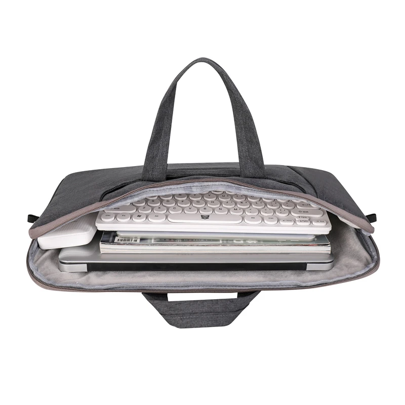 Custom all size tablet computer tote shoulder briefcase pack office conference plain men business work laptop notebook bag