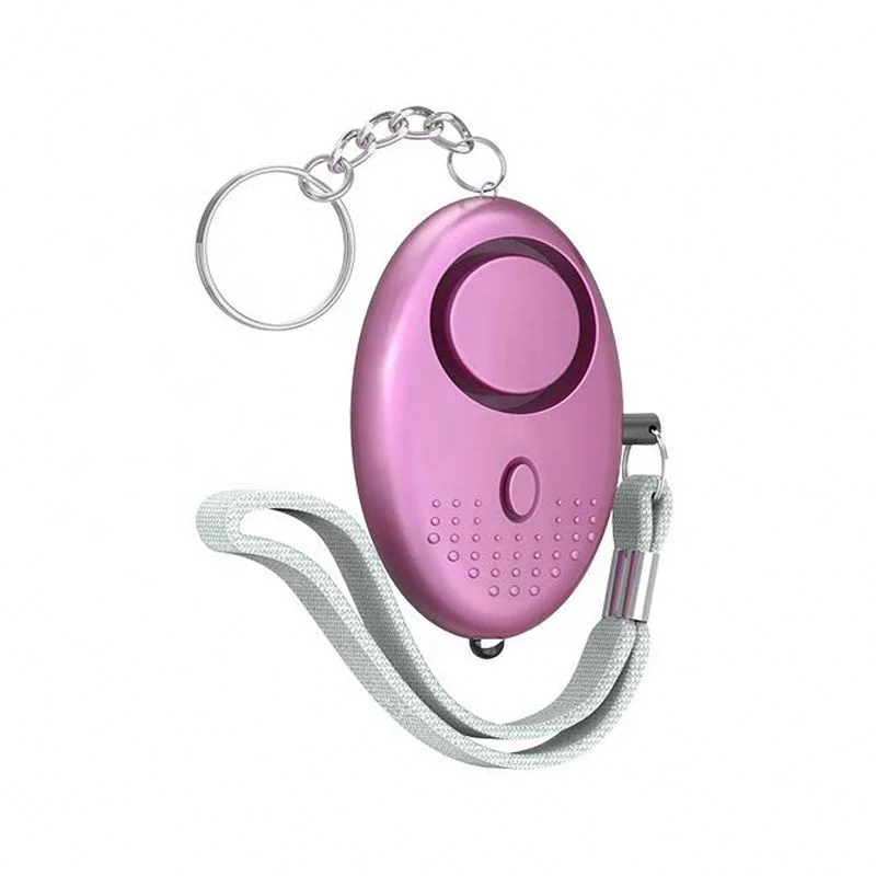 FR Sample Alarm Safe Sound Personal 130db Personal Security Alarm Keychain With Led Lights Emergency Safety Alarms Keychains