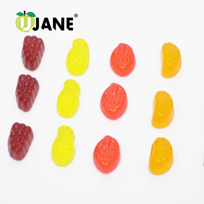 
Fruit shape fruity flavour jelly gummy candy 