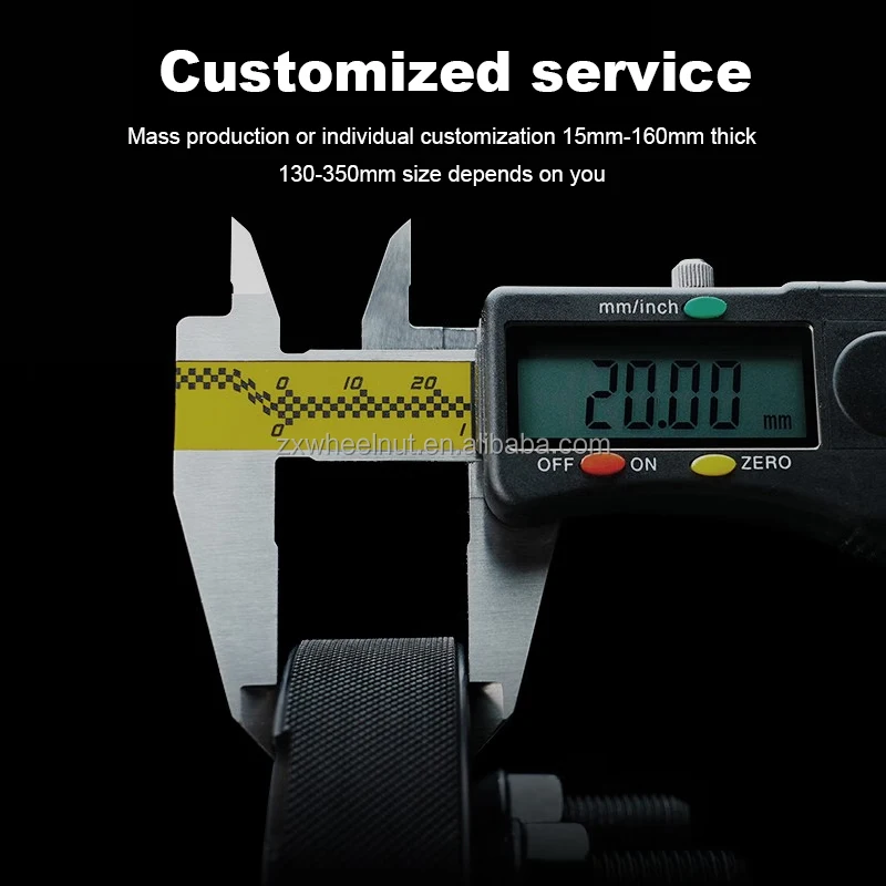 High Quality Wheel Spacer 15-50mm Customizable Wheel Hub Converter Aluminum Wheel Spacer Adapter