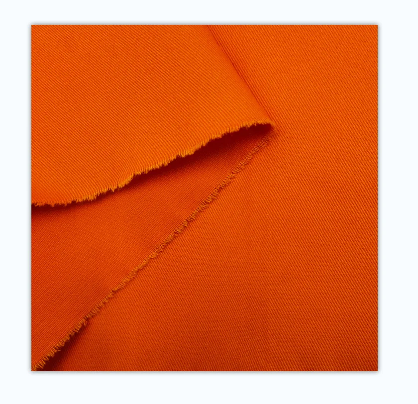 Wholesale 20x16 128x60 235gsm peach 100% cotton twill fabric for chino pants