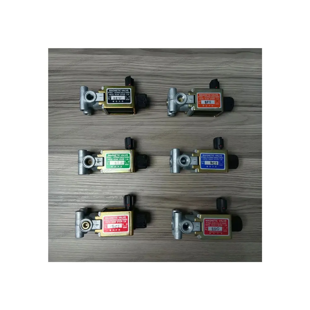 33513-01630 SVN02-001 SVN02-002 SVN02-003 SVN02-000 SVN02-004 33513-01640 MAGNETIC VALVE For Hyundai Truck Spare Parts
