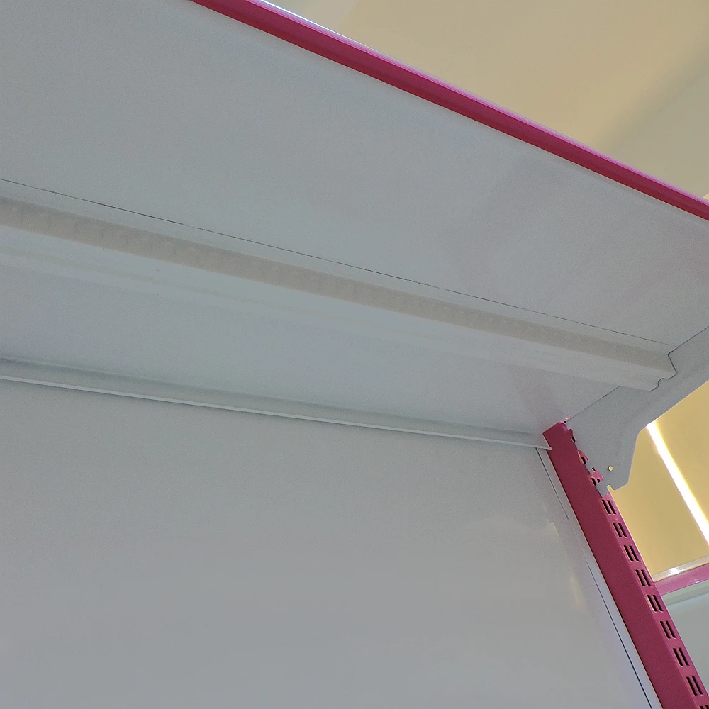 Metal Supermarket Rack With Wire Mesh Shelves For Bakery