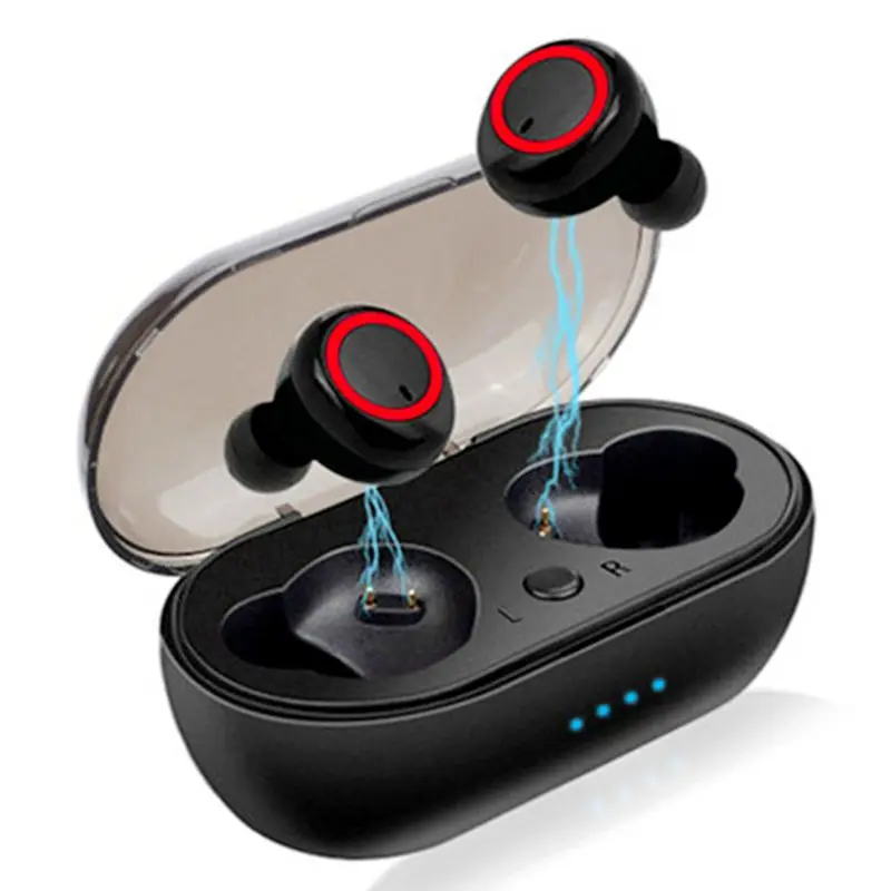 Хит продаж беспроводные наушники Y50 Tws BT 5 3 шумоподавляющая гарнитура 3d стерео звук музыкальные наушники-вкладыши