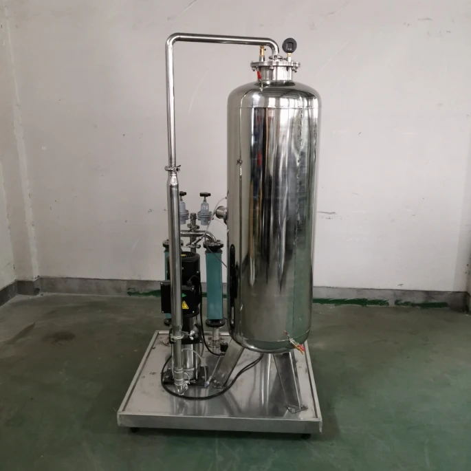 Small Carbonic Acid Water Blending Machine Soft Drink Soda Water cola water Mixer CO2 Mixing Machine Beverage Mixed Equipment