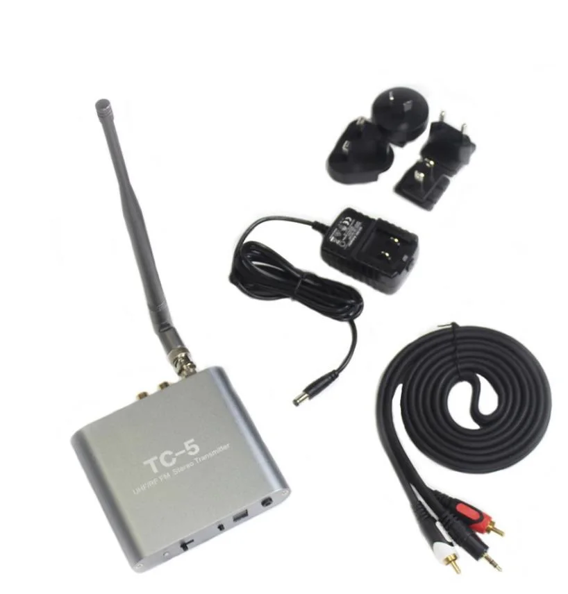 TC-5 Hi-Fi большее количество каналов 500 м Dj Складная Беспроводная стерео наушники Сайлент диско наушников и передатчик