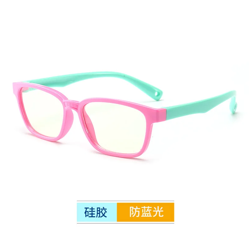 Vogue of new fund of 2022 children against the blue soft frame glasses lens silicone gender equality goggles