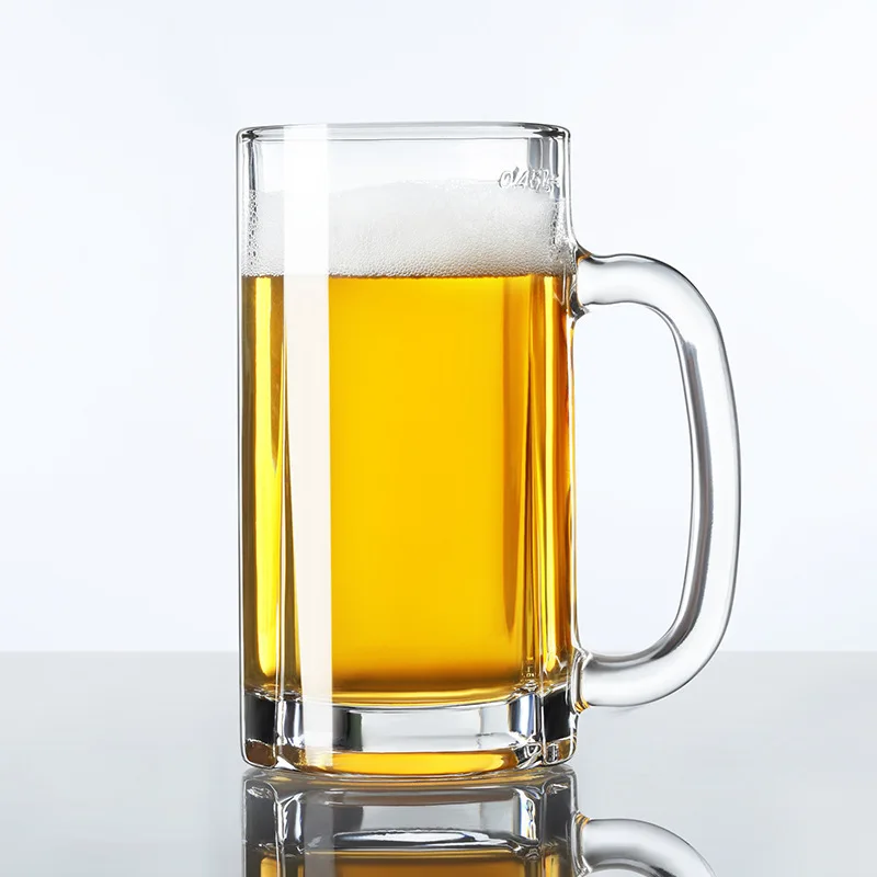 Thickened draft beer glass large capacity glass Hero Cup Munich beer Steins mugs glasses with handle