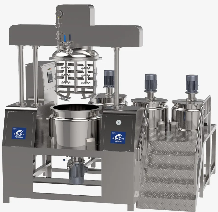 Good Quality Toothpaste Making Machine Cosmetic Vacuum Emulsifying Mixer Mixing Equipment